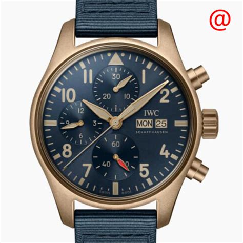 IWC Pilots Chronograph Automatic Blue Dial Men's Watch 